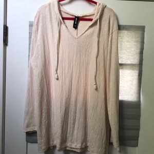 Agnes & Dora Cream Hoodie XL like new